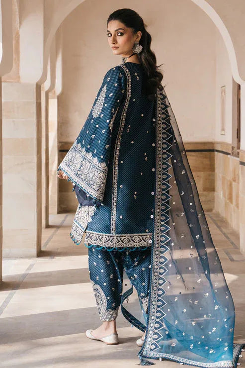 Jazmin | Shahkaar Luxury Lawn 24 | SL24-D5 - Rang-e-Khaas