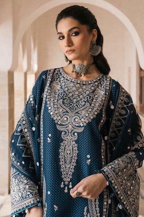Jazmin | Shahkaar Luxury Lawn 24 | SL24-D5 - Rang-e-Khaas