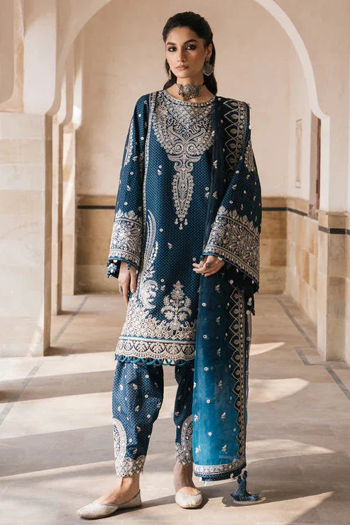 Jazmin | Shahkaar Luxury Lawn 24 | SL24-D5 - Rang-e-Khaas