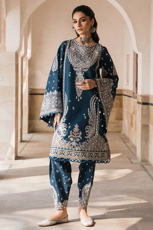 Jazmin | Shahkaar Luxury Lawn 24 | SL24-D5 - Rang-e-Khaas