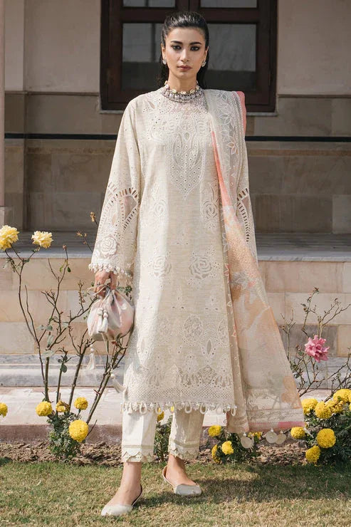 Jazmin | Shahkaar Luxury Lawn 24 | SL24-D7 - Rang-e-Khaas