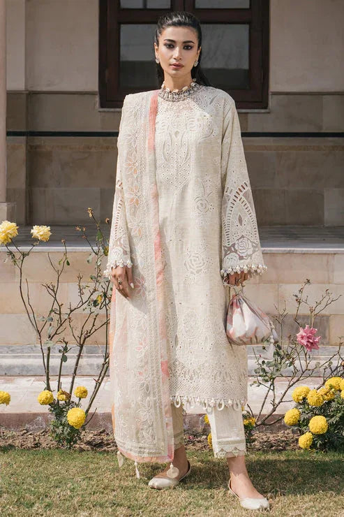 Jazmin | Shahkaar Luxury Lawn 24 | SL24-D7 - Rang-e-Khaas