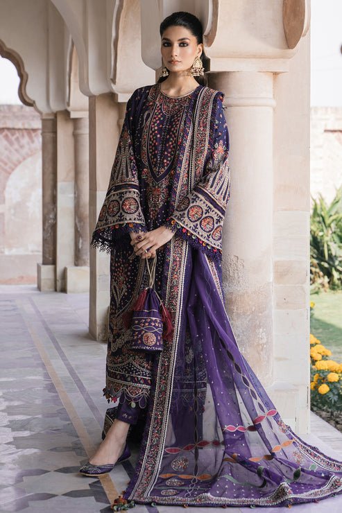 Jazmin | Shahkaar Luxury Lawn 24 | SL24-D9 - Rang-e-Khaas