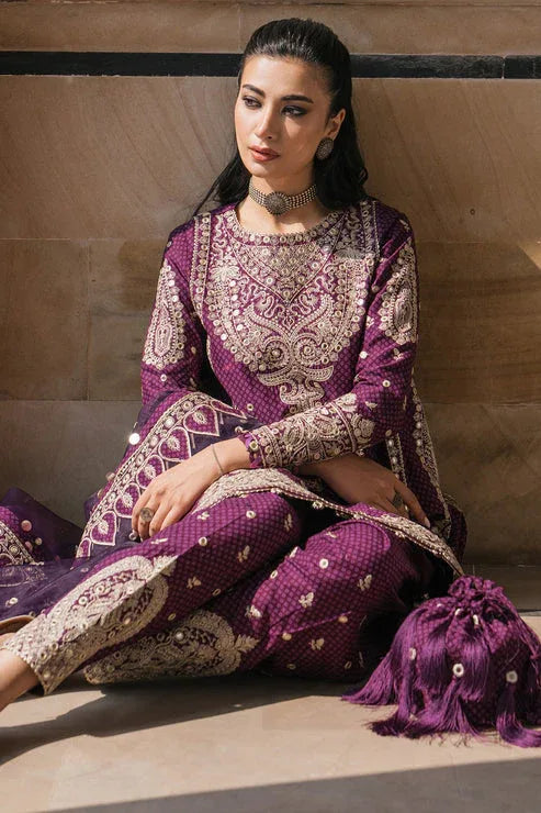 Jazmin | Shahkaar Luxury Lawn 24 | SL24-D6 - Rang-e-Khaas