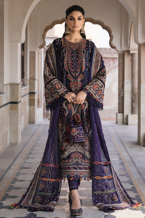 Jazmin | Shahkaar Luxury Lawn 24 | SL24-D9 - Rang-e-Khaas