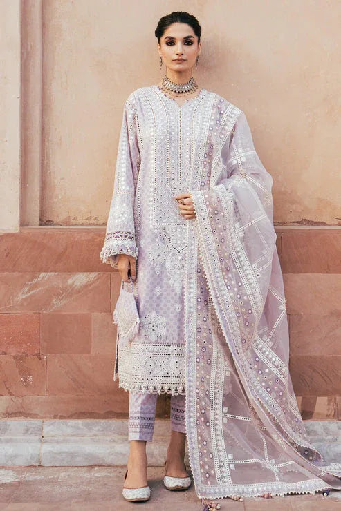 Jazmin | Shahkaar Luxury Lawn 24 | SL24-D13 - Rang-e-Khaas