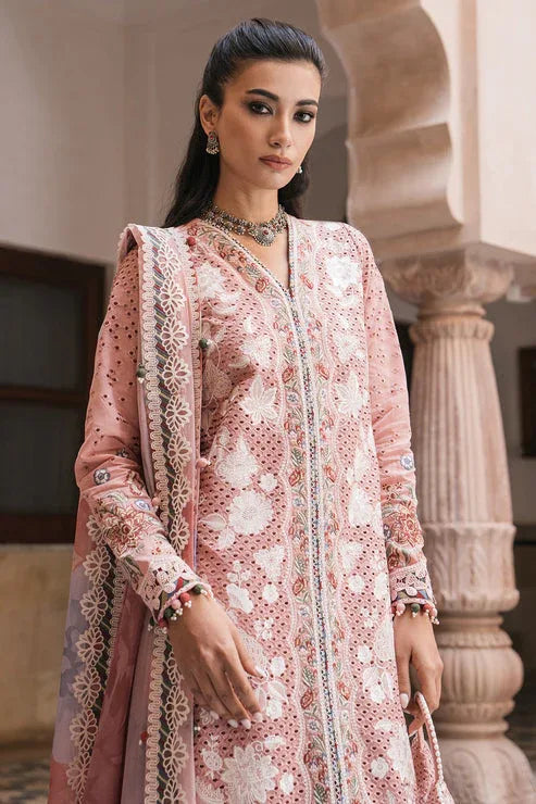 Jazmin | Shahkaar Luxury Lawn 24 | SL24-D4 - Rang-e-Khaas