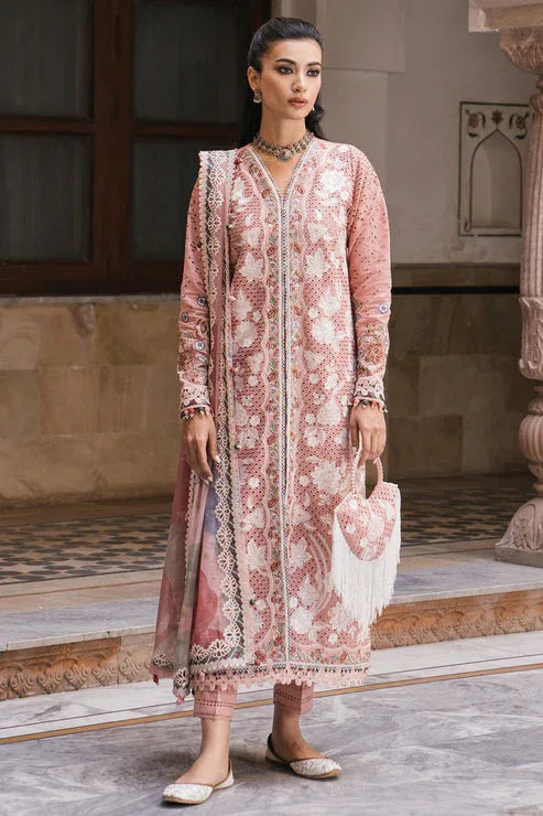 Jazmin | Shahkaar Luxury Lawn 24 | SL24-D4 - Rang-e-Khaas