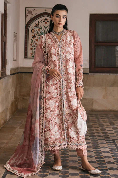 Jazmin | Shahkaar Luxury Lawn 24 | SL24-D4 - Rang-e-Khaas
