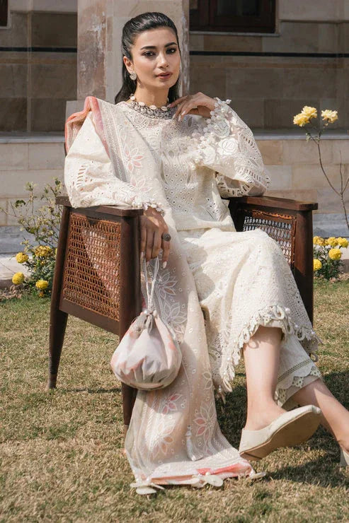 Jazmin | Shahkaar Luxury Lawn 24 | SL24-D7 - Rang-e-Khaas