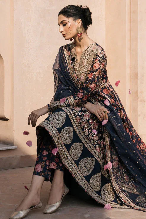 Jazmin | Shahkaar Luxury Lawn 24 | SL24-D1 - Rang-e-Khaas