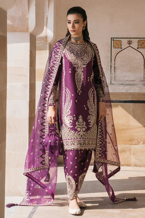 Jazmin | Shahkaar Luxury Lawn 24 | SL24-D6 - Rang-e-Khaas