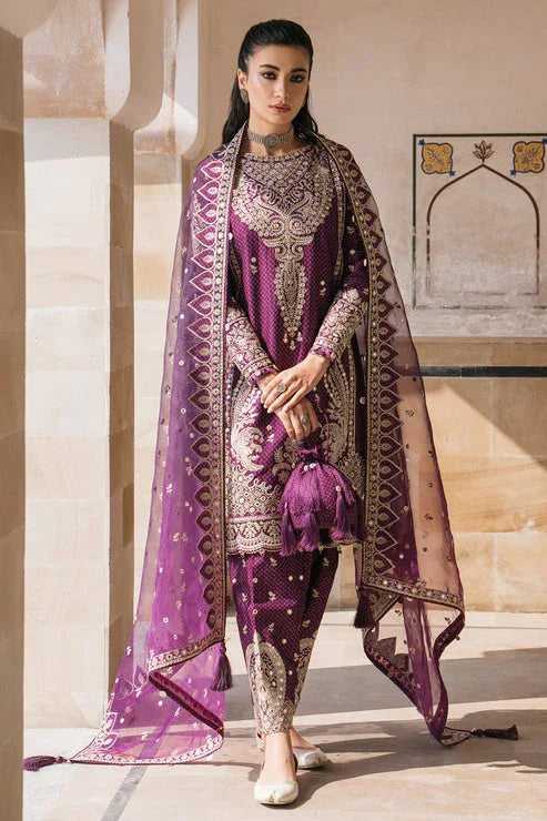 Jazmin | Shahkaar Luxury Lawn 24 | SL24-D6 - Rang-e-Khaas