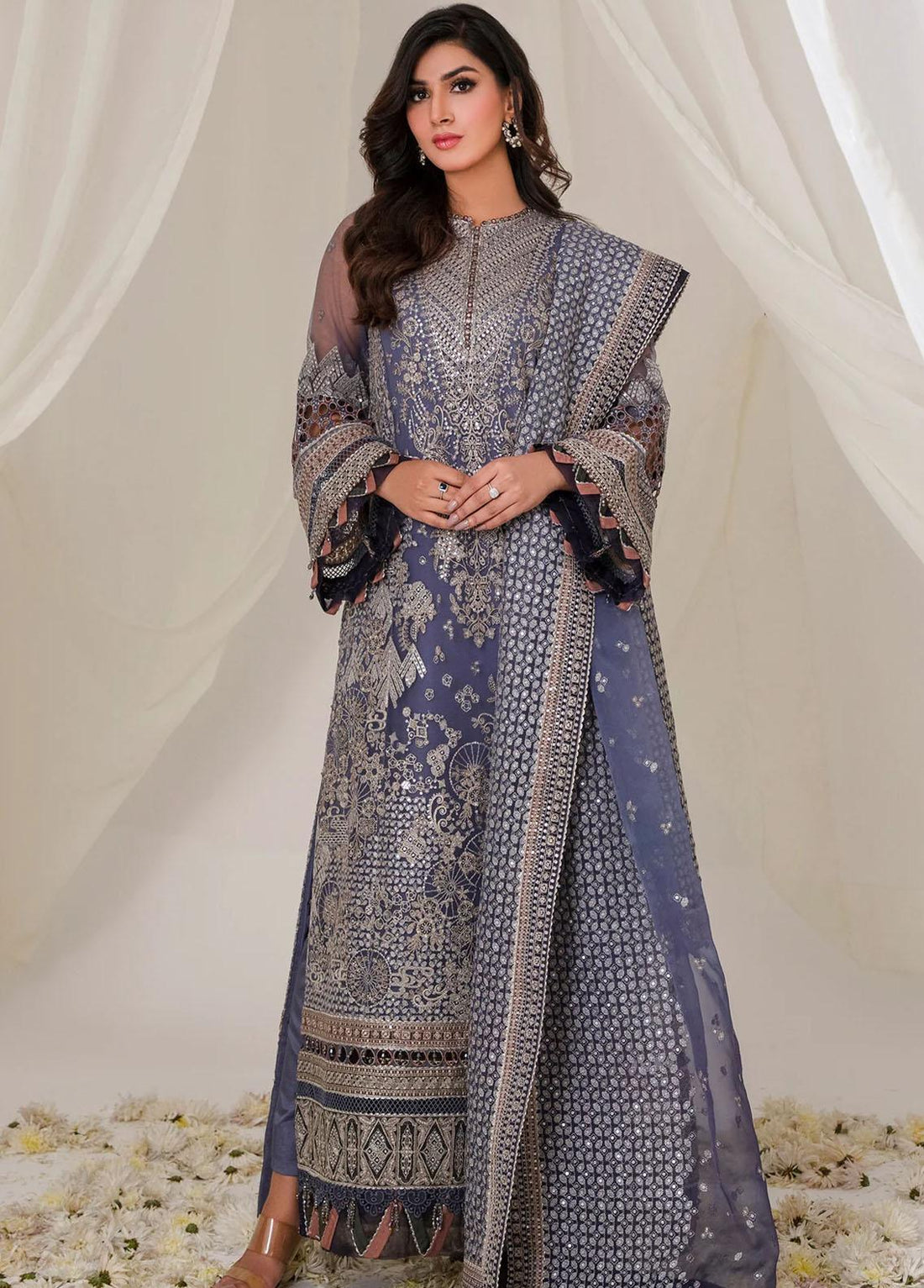 Jazmin | Formals 26 | JZ23E 03 Geranium - Rang-e-Khaas