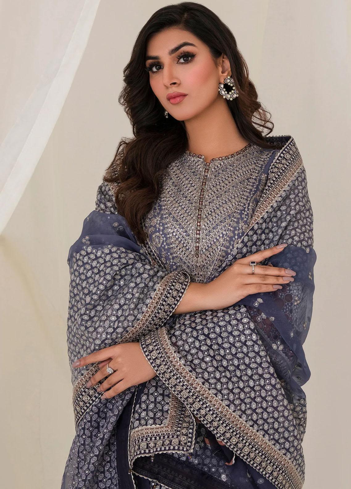 Jazmin | Formals 26 | JZ23E 03 Geranium - Rang-e-Khaas
