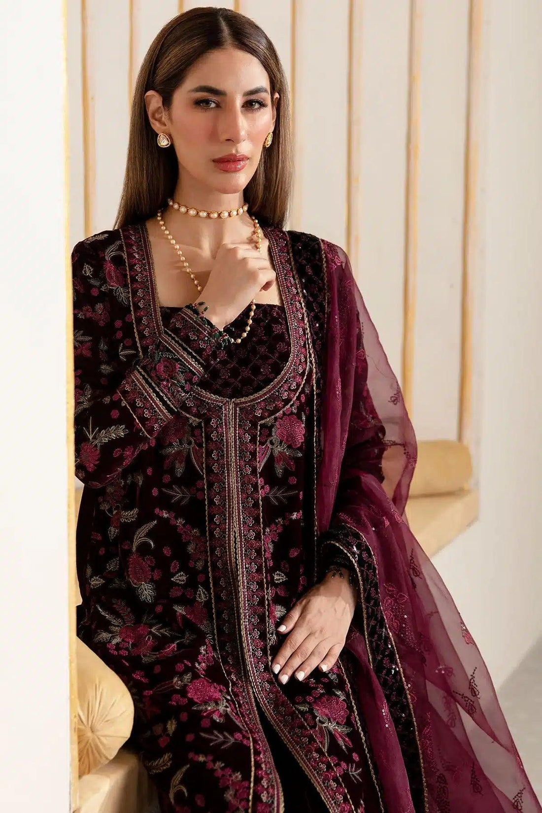 Jazmin | Velvet 23 | VF-2010 - Rang-e-Khaas