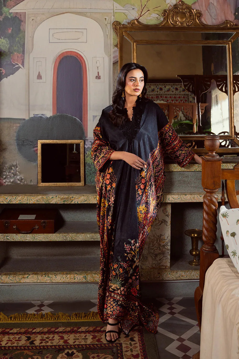 Saira Rizwan | Dahini Silk Pret | REEF -SRLP05-25 - Rang-e-Khaas