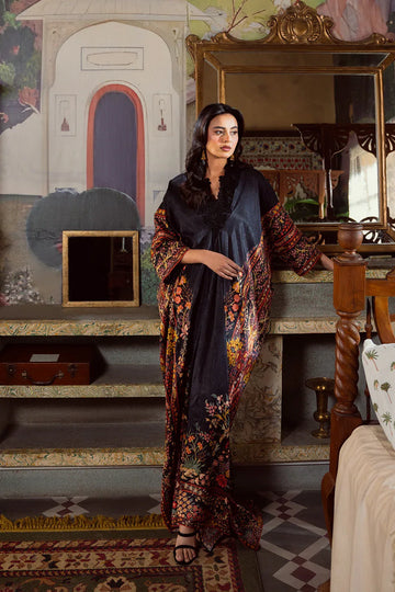 Saira Rizwan | Dahini Silk Pret | REEF -SRLP05-25 - Rang-e-Khaas