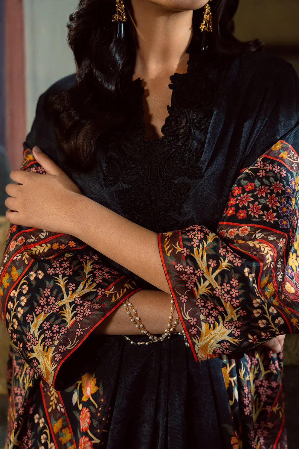 Saira Rizwan | Dahini Silk Pret | REEF -SRLP05-25 - Rang-e-Khaas