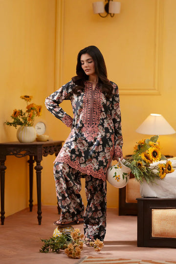 Saira Rizwan | Joolie Co ords | CHARCOAL-JBP25-02 - Rang-e-Khaas