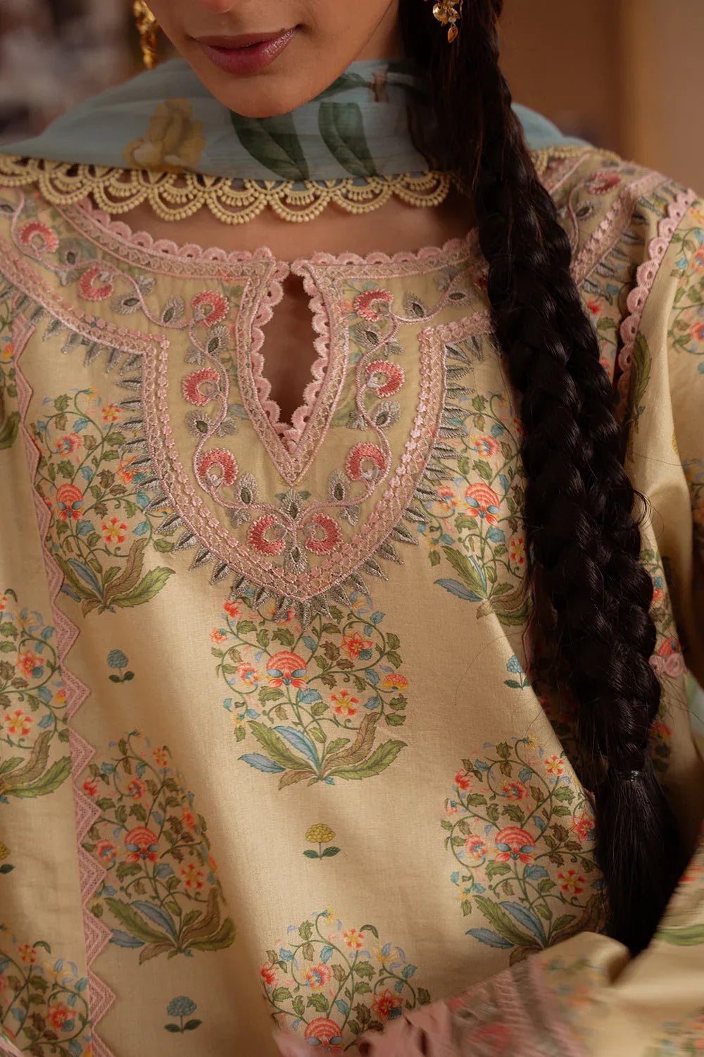 Saira Rizwan | Laanem Summer Lawn 25 | NERIDA-A-SRL25-02 - Rang-e-Khaas