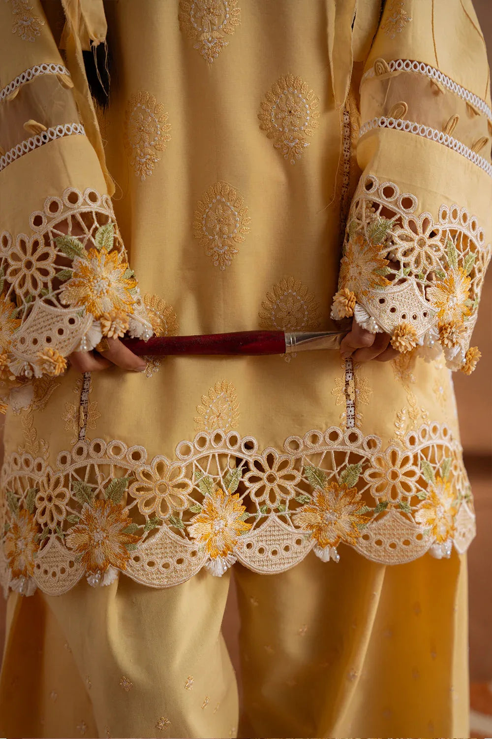 Saira Rizwan | Laanem Summer Lawn 25 | LEYLA-A-SRL25-04 - Rang-e-Khaas