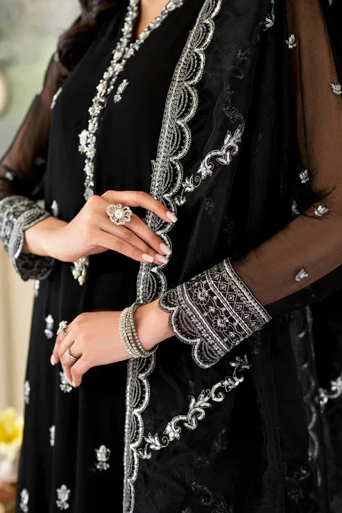 Declare | Chiffon Luxe | MIDNIGHT LFP-1109 - Rang-e-Khaas