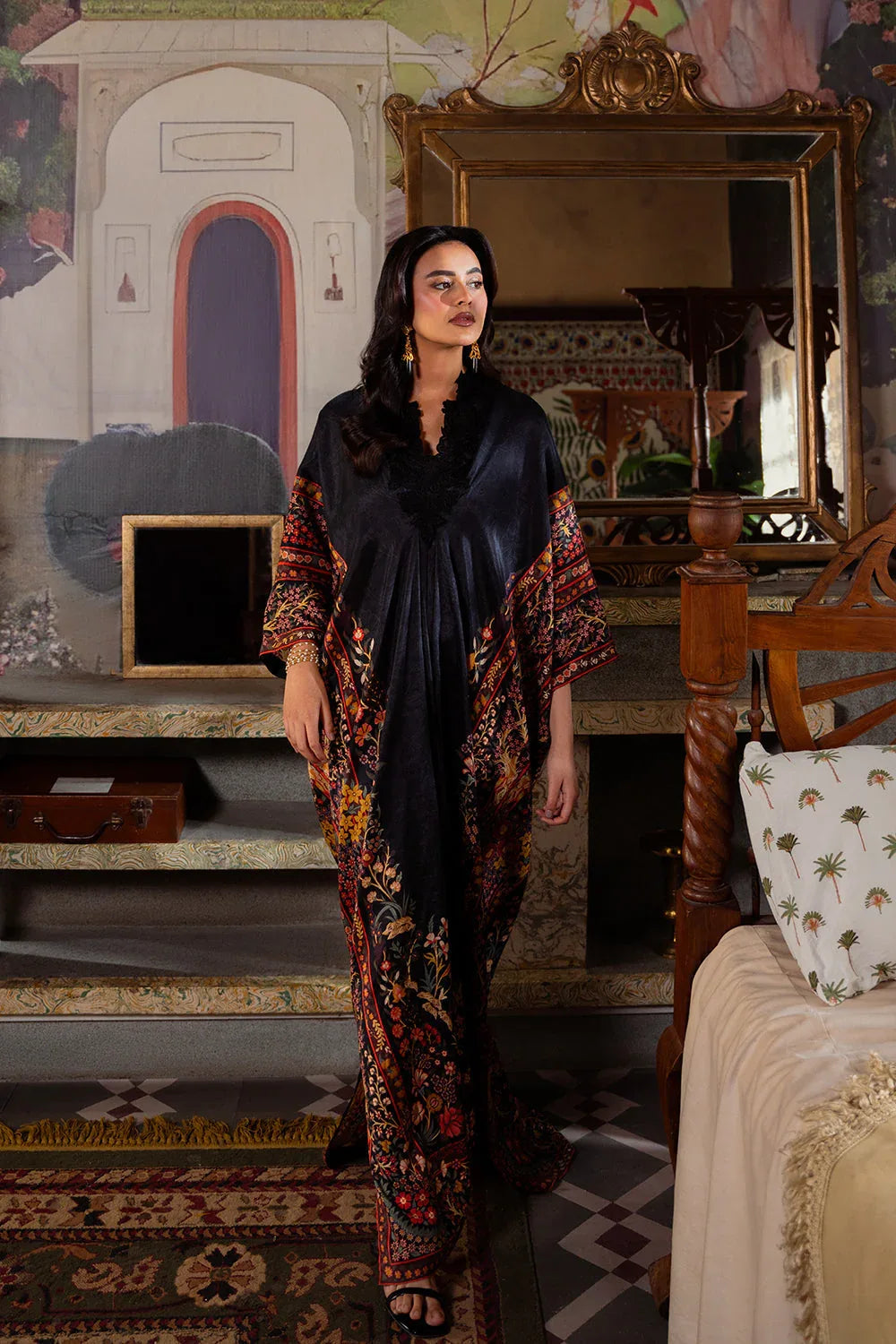 Saira Rizwan | Dahini Silk Pret | REEF -SRLP05-25 - Rang-e-Khaas