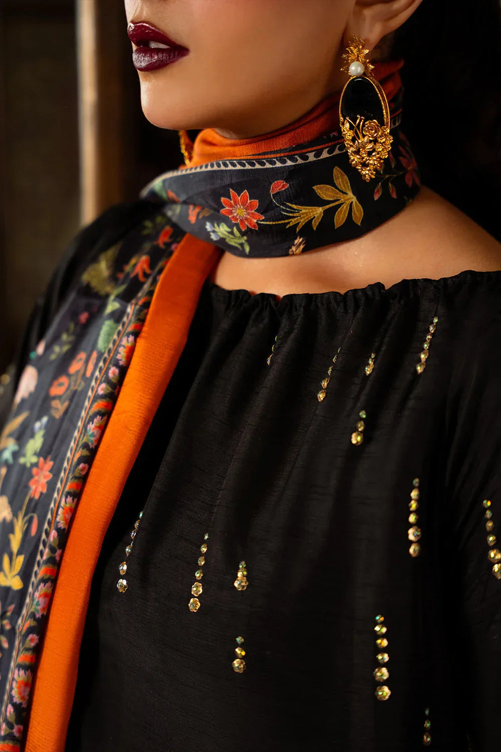 Saira Rizwan | Dahini Silk Pret | ESMA - SRLP02-25 - Rang-e-Khaas