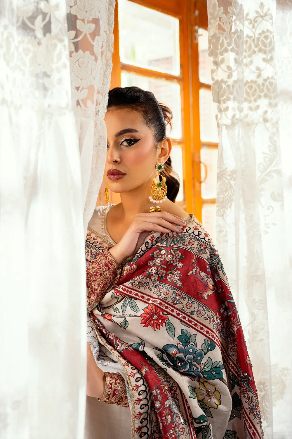Saira Rizwan | Dahini Silk Pret | DUNE - SRLP01-25 - Rang-e-Khaas