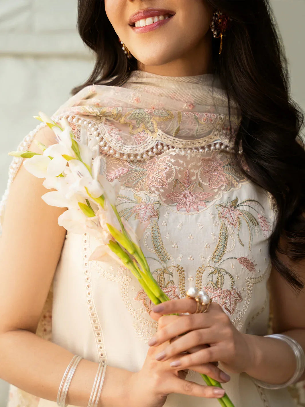 Izel | Mahveen Festive Lawn 25 | KUBRA - Rang-e-Khaas