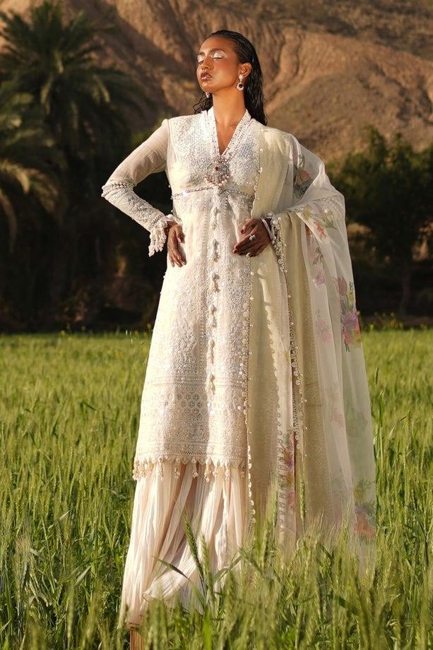 Sana Safinaz | Luxury Lawn Collection | 005A - Rang-e-Khaas