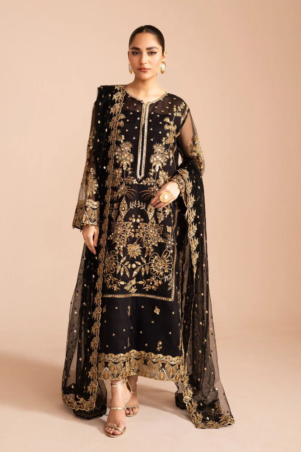 Maryum N Maria | Zircon Formals | LALEH - MS40080 - Rang-e-Khaas