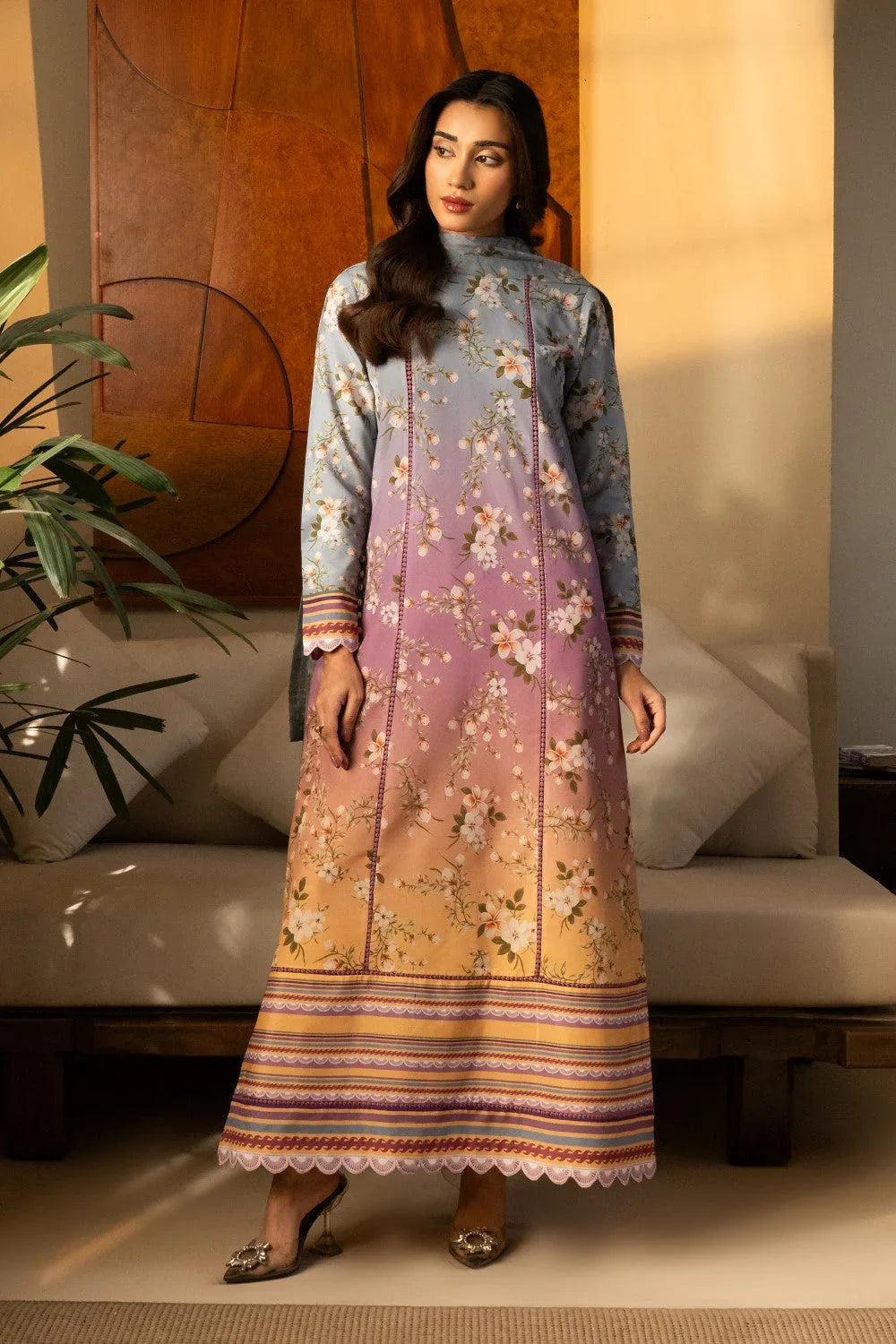 Maryum N Maria | Nazm Collection | LANA - MS50458 - Rang-e-Khaas