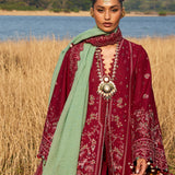 Hussain Rehar | Luxury Lawn 25 | Mahogany