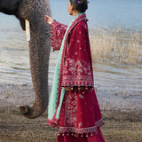 Hussain Rehar | Luxury Lawn 25 | Mahogany