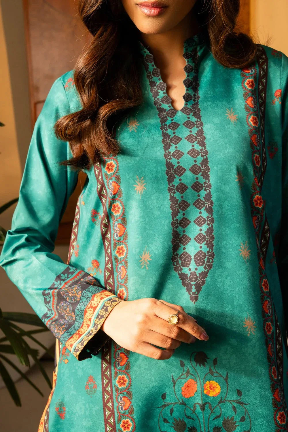 Maryum N Maria | Nazm Collection | LIYANA - MS50469 - Rang-e-Khaas
