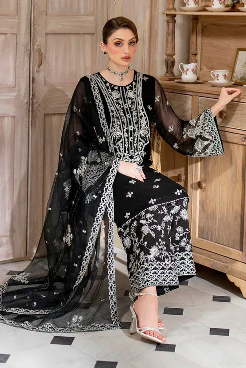 Declare | Chiffon Luxe | DELIA LFP-1113 - Rang-e-Khaas
