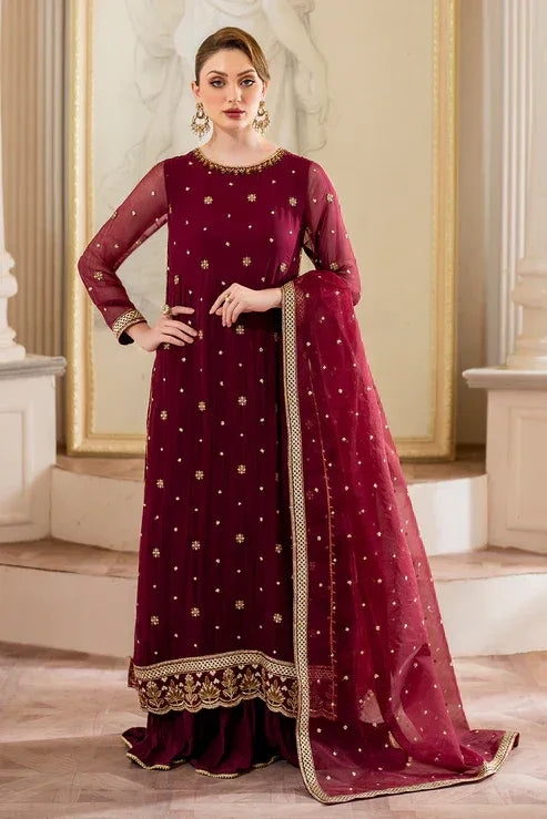 Declare | Chiffon Luxe | ROSA LFP-1112 - Rang-e-Khaas