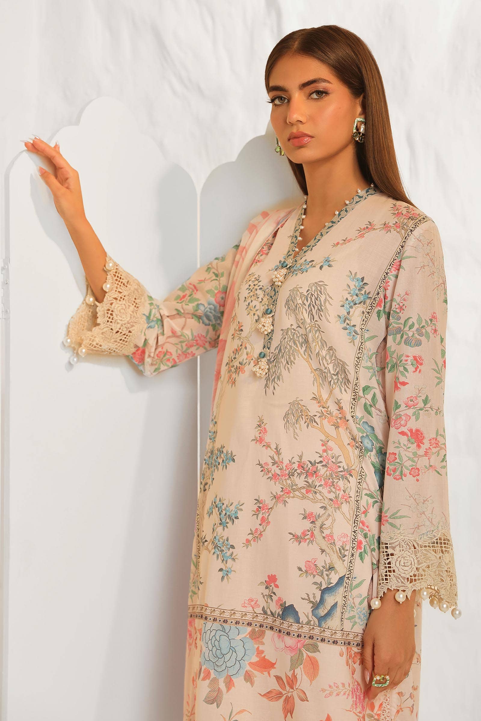 Sana Safinaz | Muzlin Summer 24 | 001A-CI - Rang-e-Khaas
