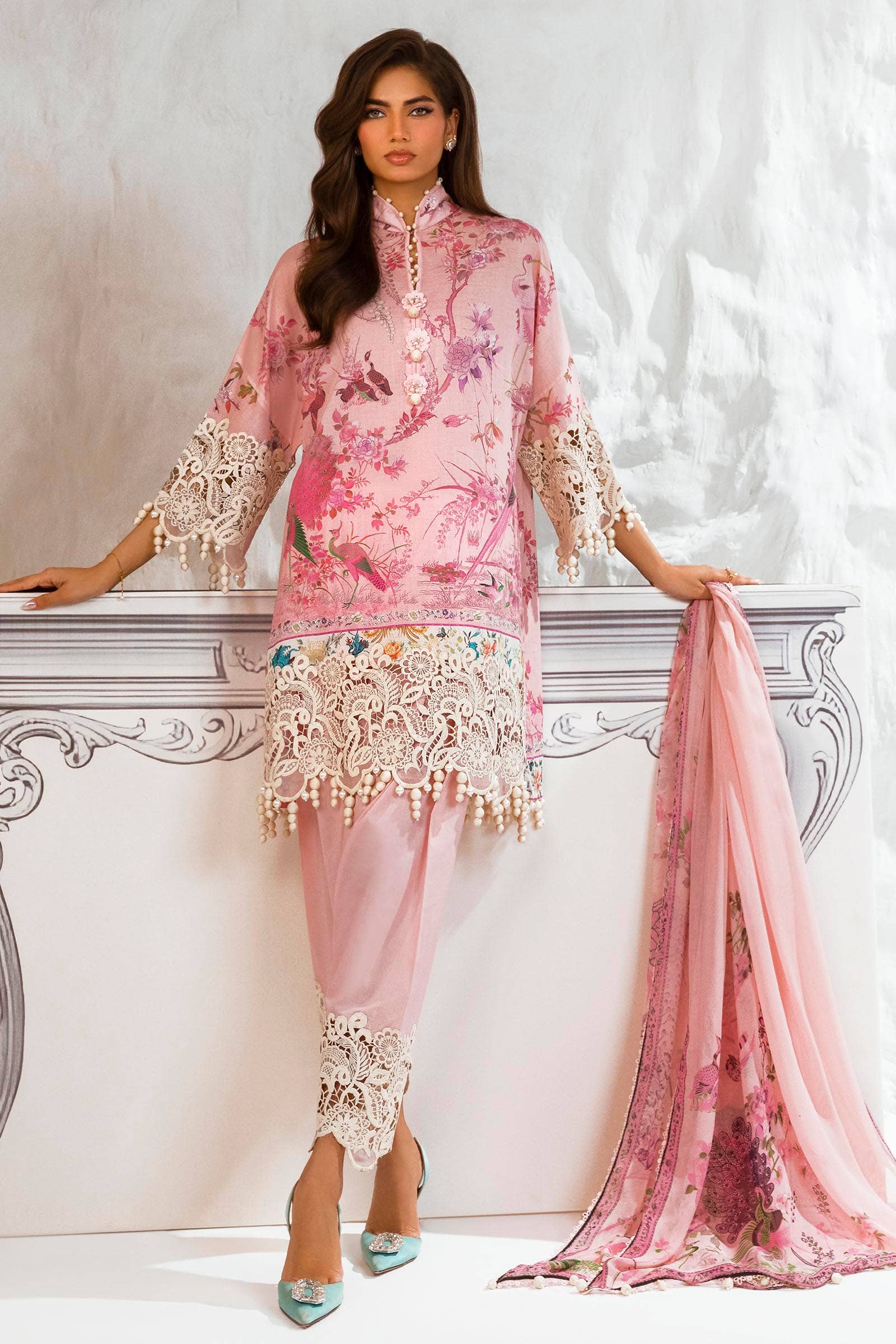 Sana Safinaz | Muzlin Summer 24 | 004A-CI - Rang-e-Khaas
