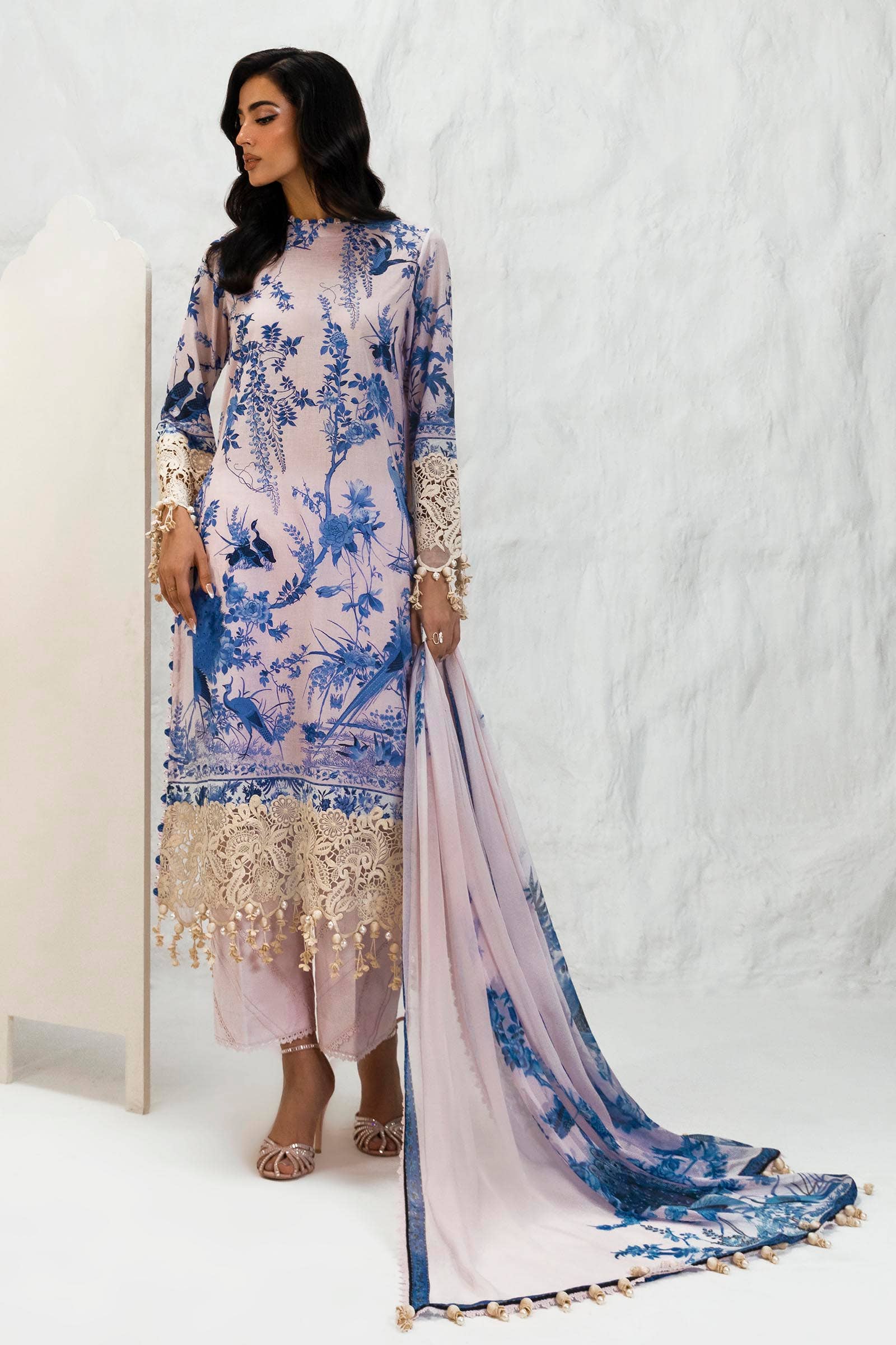 Sana Safinaz | Muzlin Summer 24 | 004B-CI - Rang-e-Khaas