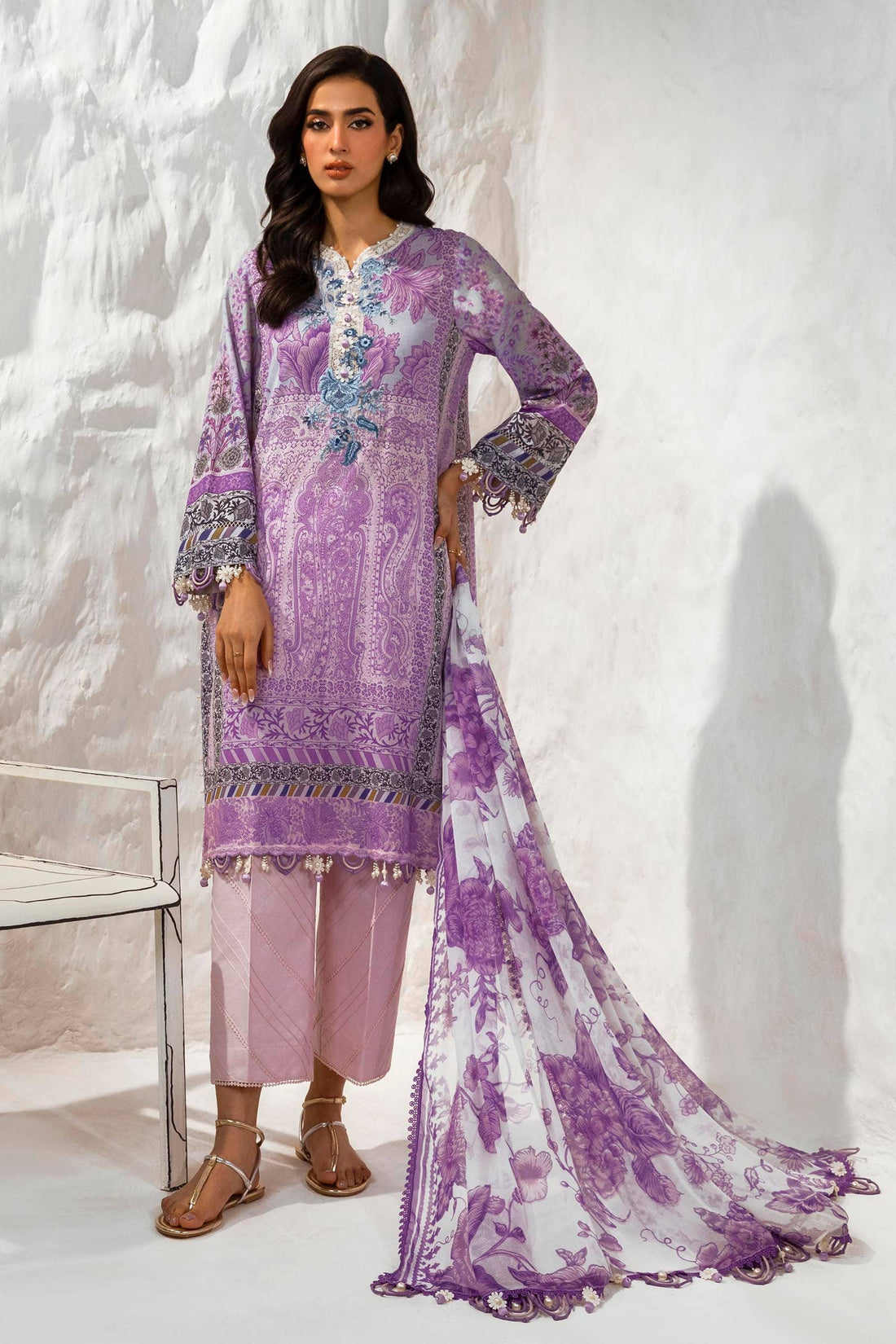 Sana Safinaz | Muzlin Summer 24 | 006B-CI - Rang-e-Khaas