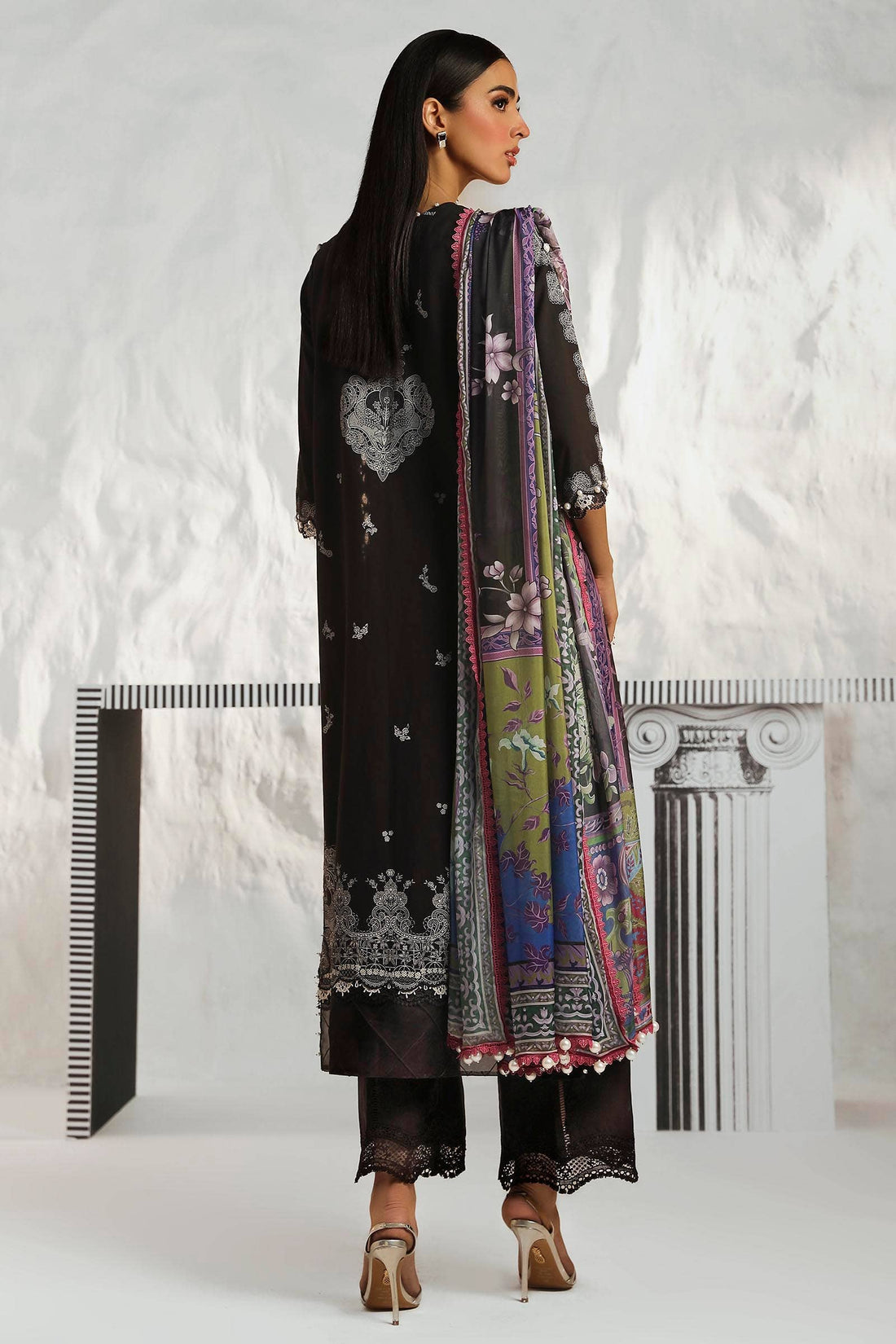 Sana Safinaz | Muzlin Summer 24 | 008A-CK - Rang-e-Khaas