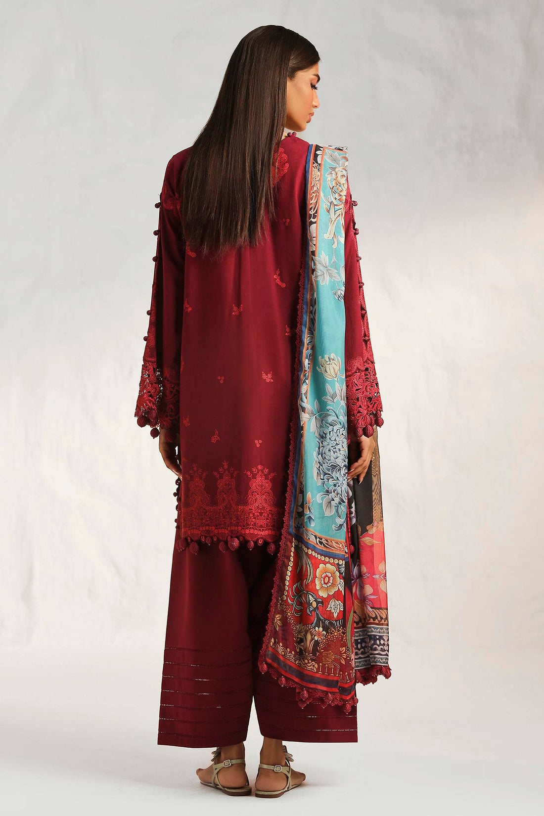Sana Safinaz | Muzlin Summer 24 | 008B-CK - Rang-e-Khaas