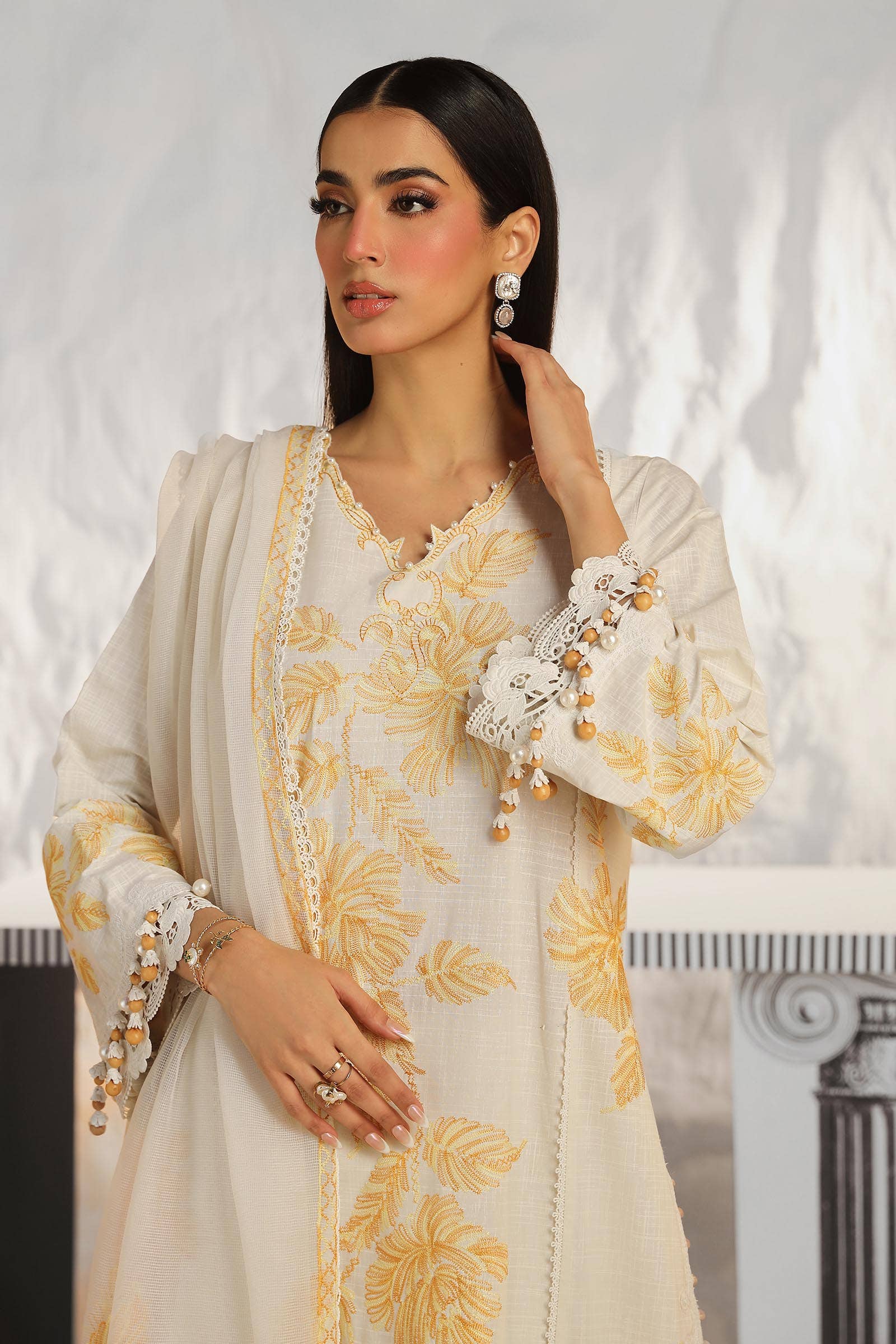 Sana Safinaz | Muzlin Summer 24 | 011B-CT - Rang-e-Khaas