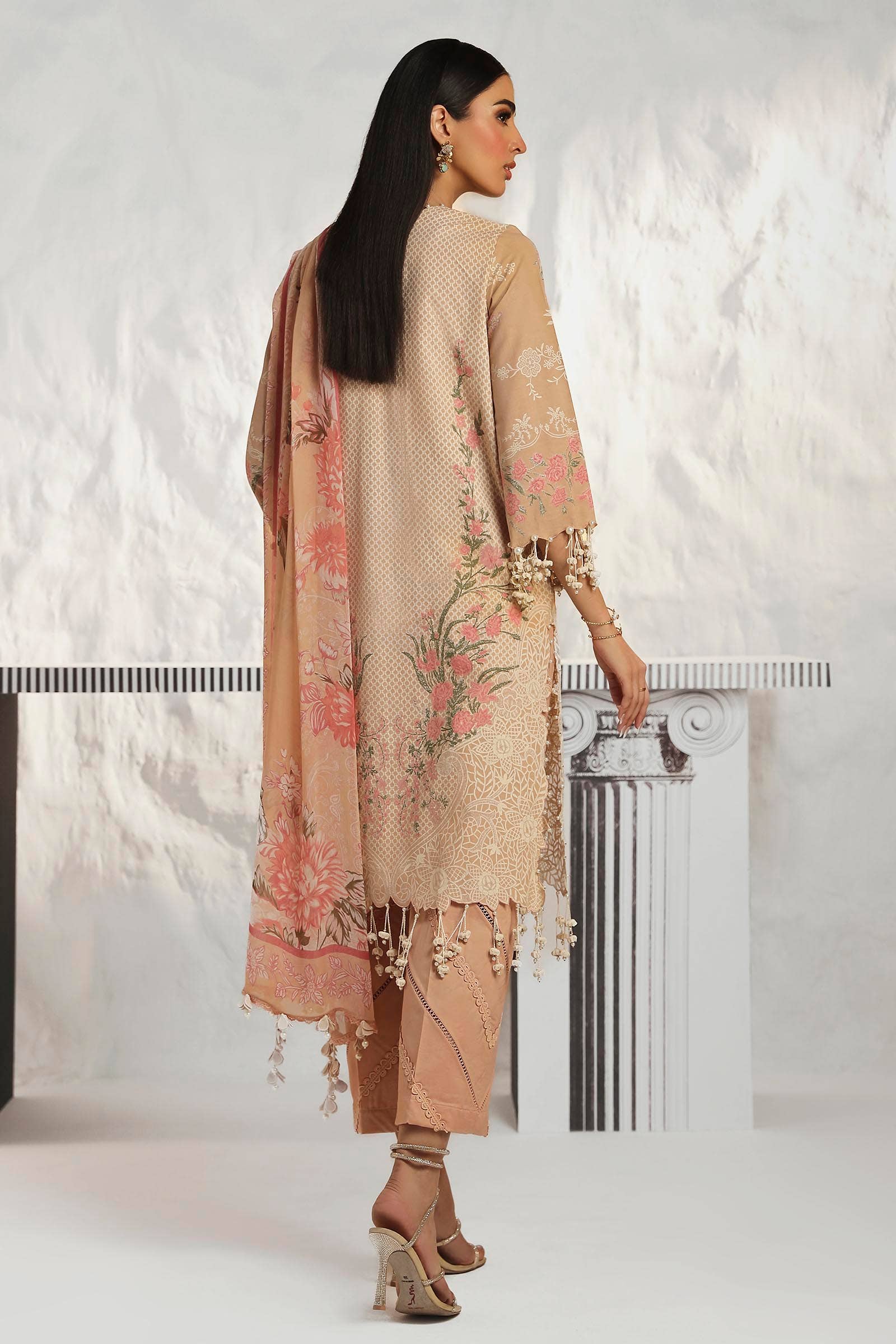 Sana Safinaz | Muzlin Summer 24 | 012B-CJ - Rang-e-Khaas