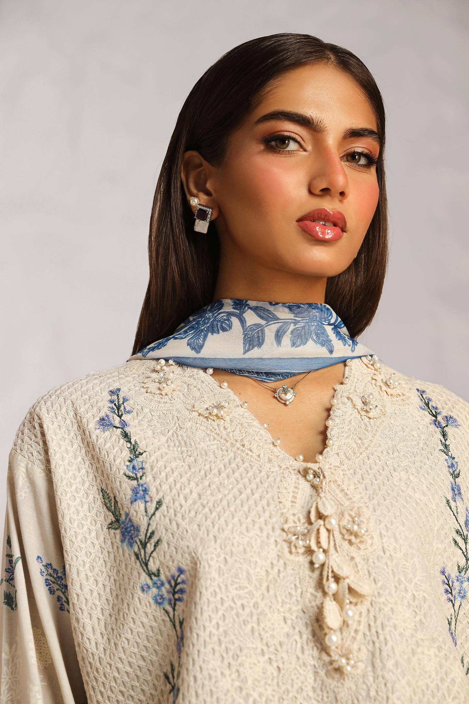 Sana Safinaz | Muzlin Summer 24 | 012B-CJ - Rang-e-Khaas