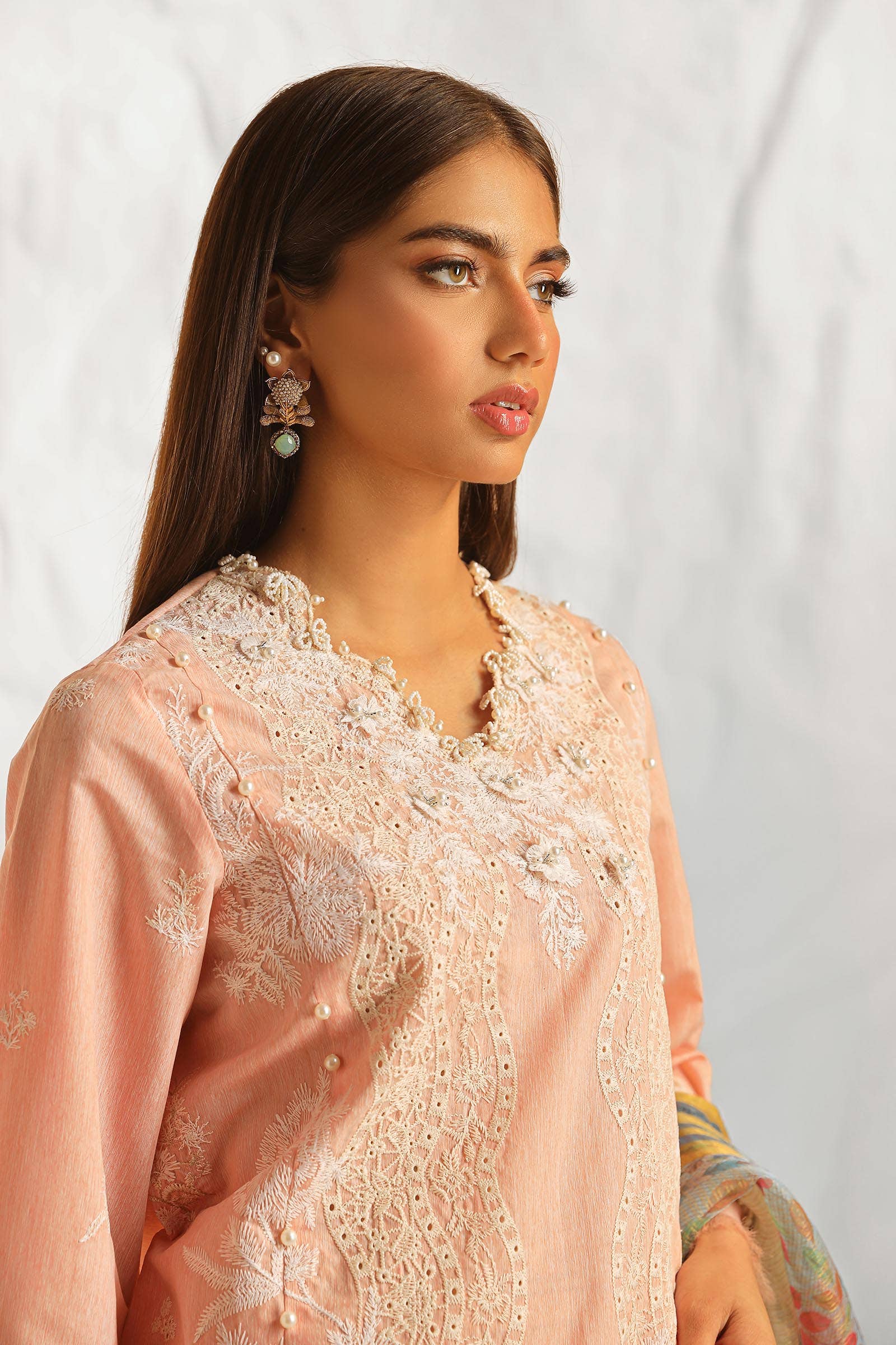 Sana Safinaz | Muzlin Summer 24 | 013A-DH - Rang-e-Khaas