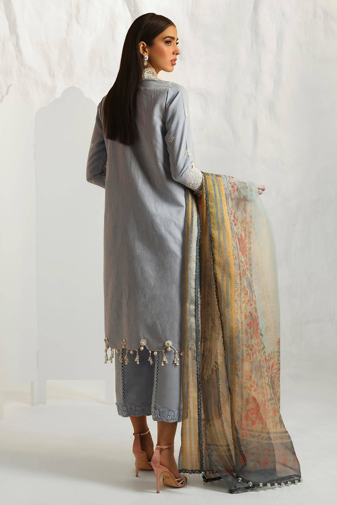 Sana Safinaz | Muzlin Summer 24 | 013B-DH - Rang-e-Khaas